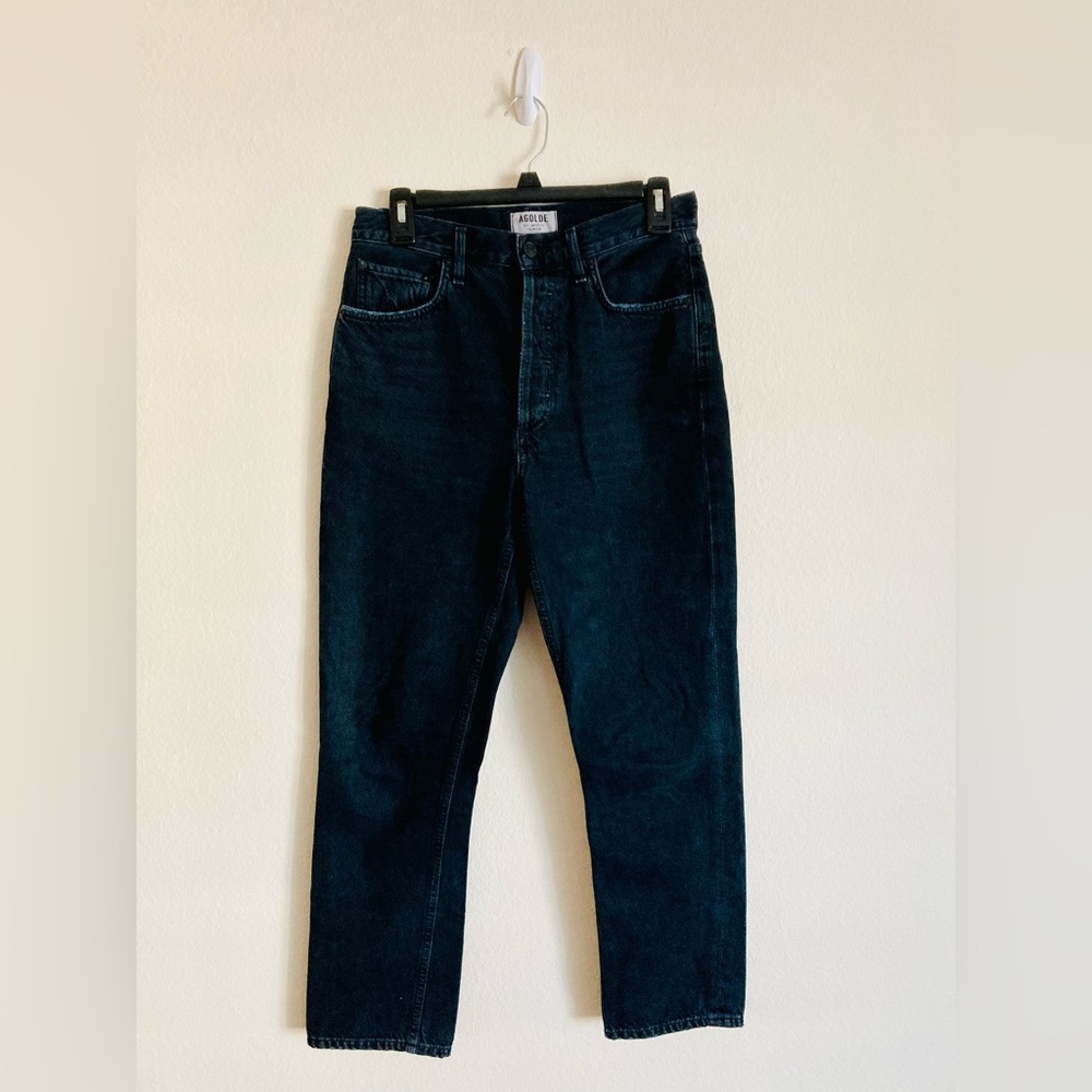 Agolde Exclusive Riley Straight Jean in Scene